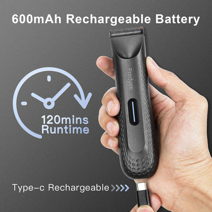 Electric Groin Hair Trimmer for Men,Body Groomer & Pubic Waterproof