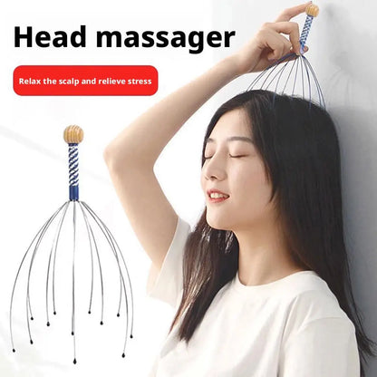 Octopus Head Massager Scratching Scalp Relaxation Relief Body Massager
