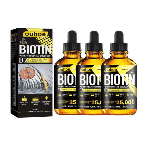 OUHOE Collagen B7 Vitamin Hair Essential Oil Moisturizes and Softens