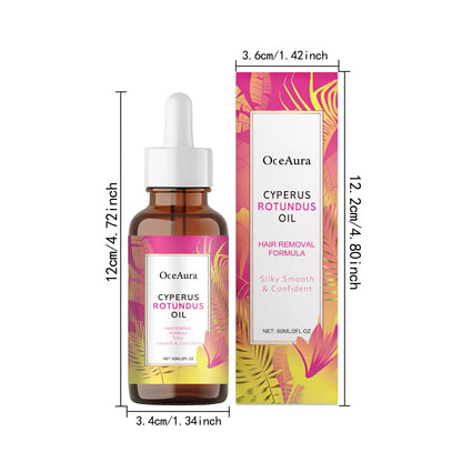 Cyperus Rotundus Oil Body Hair Remover Armpit Leg Arm Reduces Hair