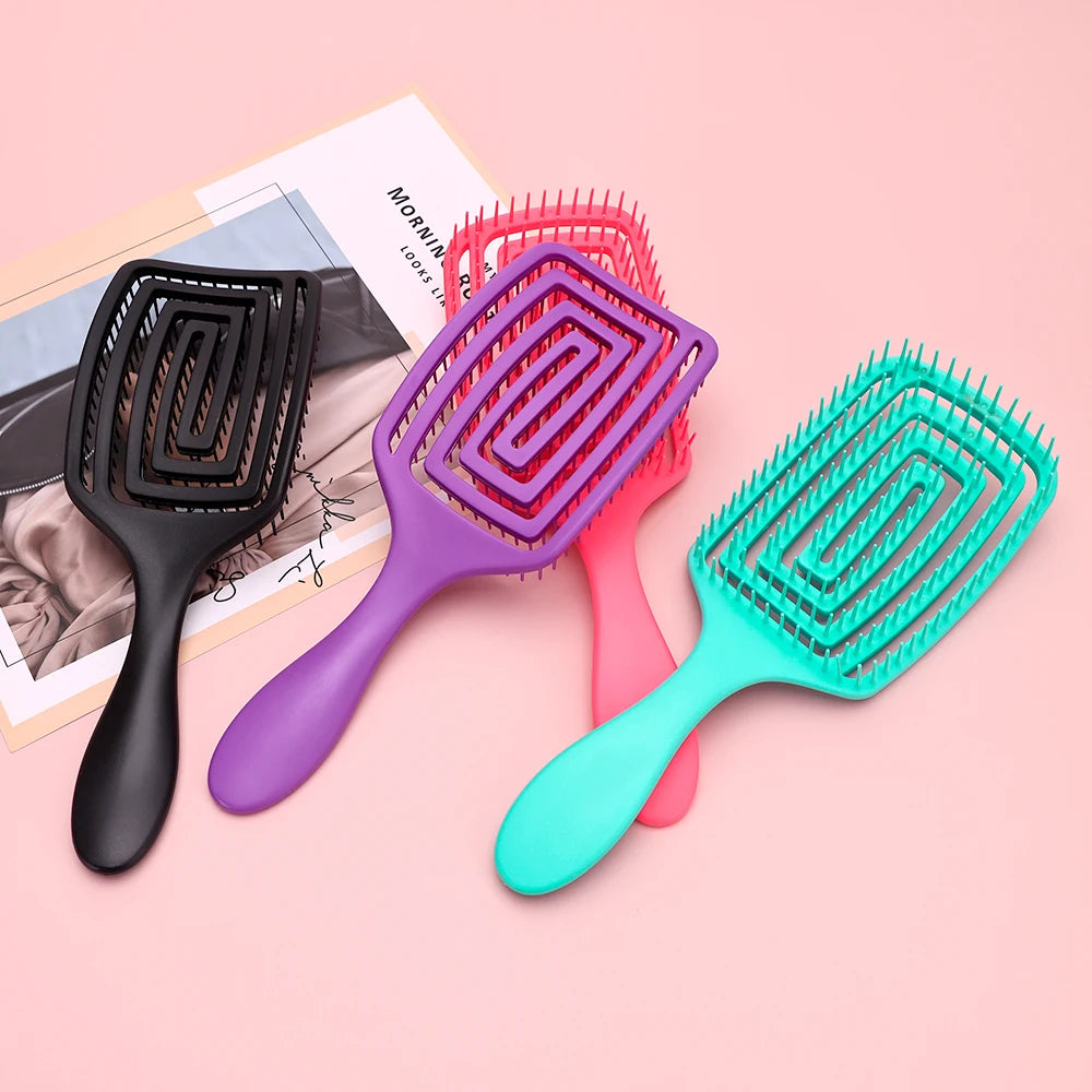 Barber Shop Hair Brush Salon Massage Scalp Hair Comb Women