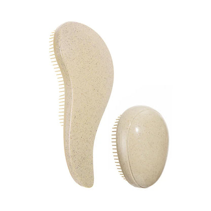 WANMEI New Design Biodegradable Materials Wheat Straw Hair Comb Wet or