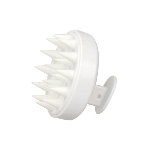 Silicone Shampoo Brush Head Scalp Massage Comb Hair Root Itching Clean