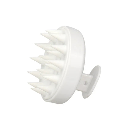 Silicone Shampoo Brush Head Scalp Massage Comb Hair Root Itching Clean