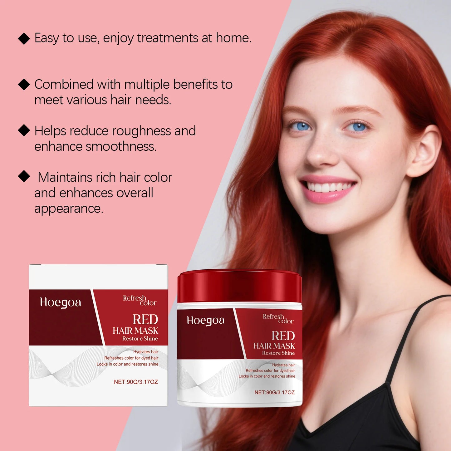 Collagen Hair Mask for Red Blue Brown Hair Color Supplement Deeply