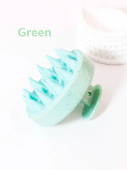 Hair wash brush, silicone scalp massage comb, soft body massage brush,