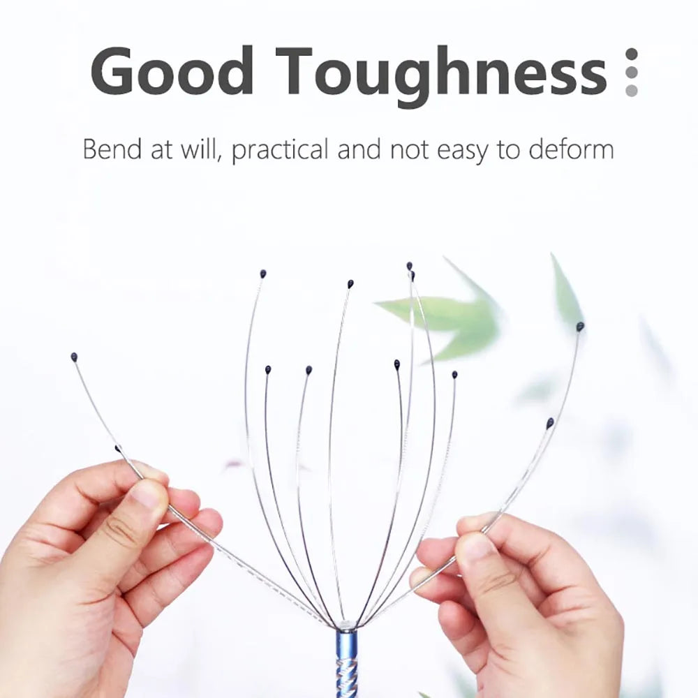 1/2pcs Random Body Head Massage Device Relaxation Octopus Scalp
