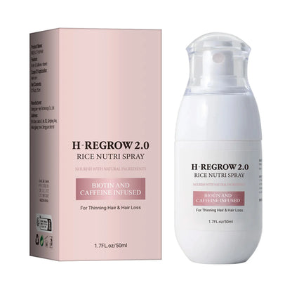Hair Spray Rice Water Strong Hair Follicle Root Thick Loss Prevention