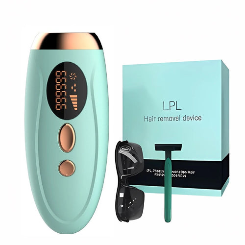 Portable IPL Laser Epilator 999999 Flashes - Painless, Permanent Hair