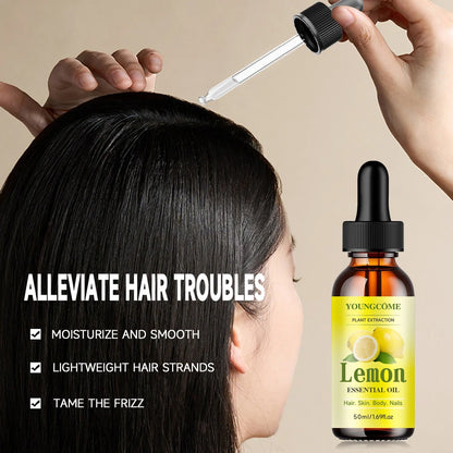 Natural lemon essential oil,hair moisturizer/skin moisture supplement,