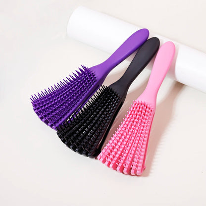 Scalp massage brush winding to sag hair brush anti-static wet curl