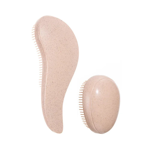 WANMEI New Design Biodegradable Materials Wheat Straw Hair Comb Wet or
