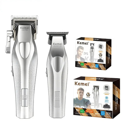 Kemei Hair Trimmer Professional Hair Clipper Electric Haircut Machine Rechargeable Hair Clipper 0 MM Trimmer for Men KM-3023-702
