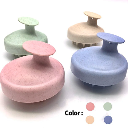 Wheat Straw Silicone Head Wash Clean Care Hair Root Itching Scalp