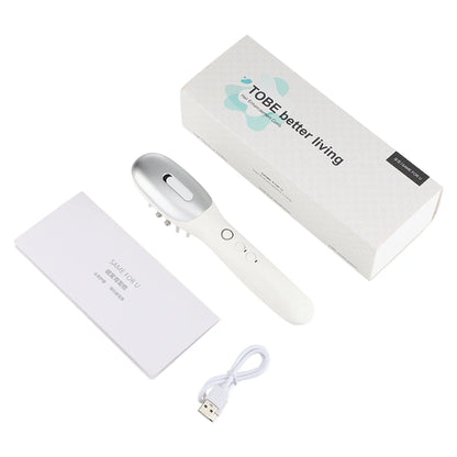 3 in 1 EMS Hair Growth Massage Comb with Hair Oil Dispenser Red Blue