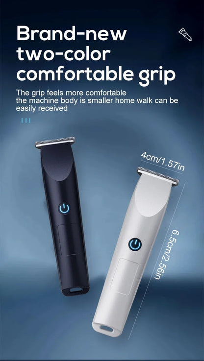 2026New Electric Hair Clipper Hair Trimmer for Men Body Groomer & Pubic Waterproof Hair Trimmer Replaceable Ceramic Blade