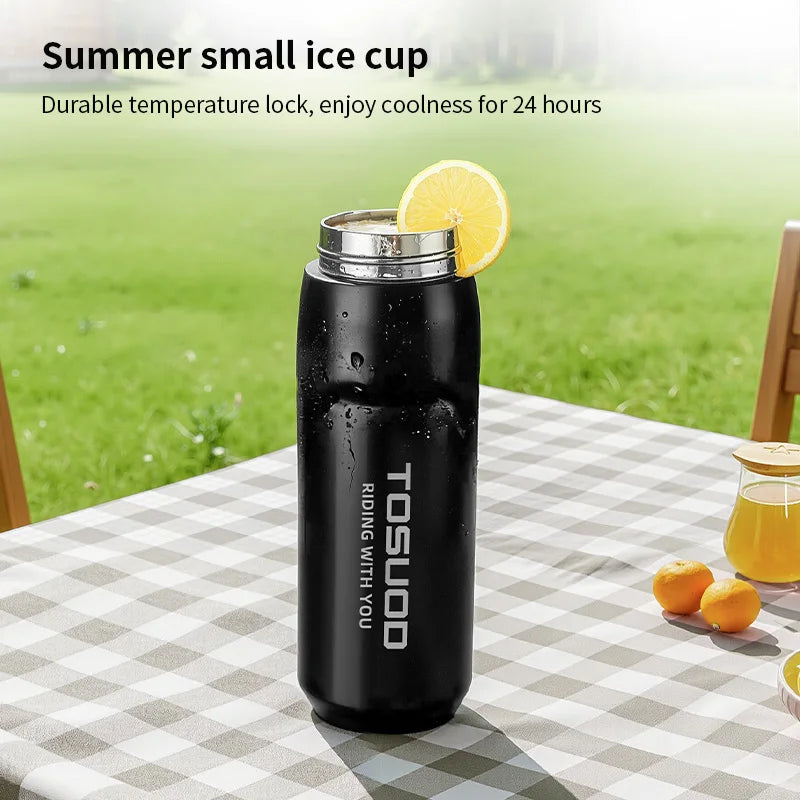 TOSUOD Stainless Steel Insulated Water Cup 550ML 304 Steel Cycling