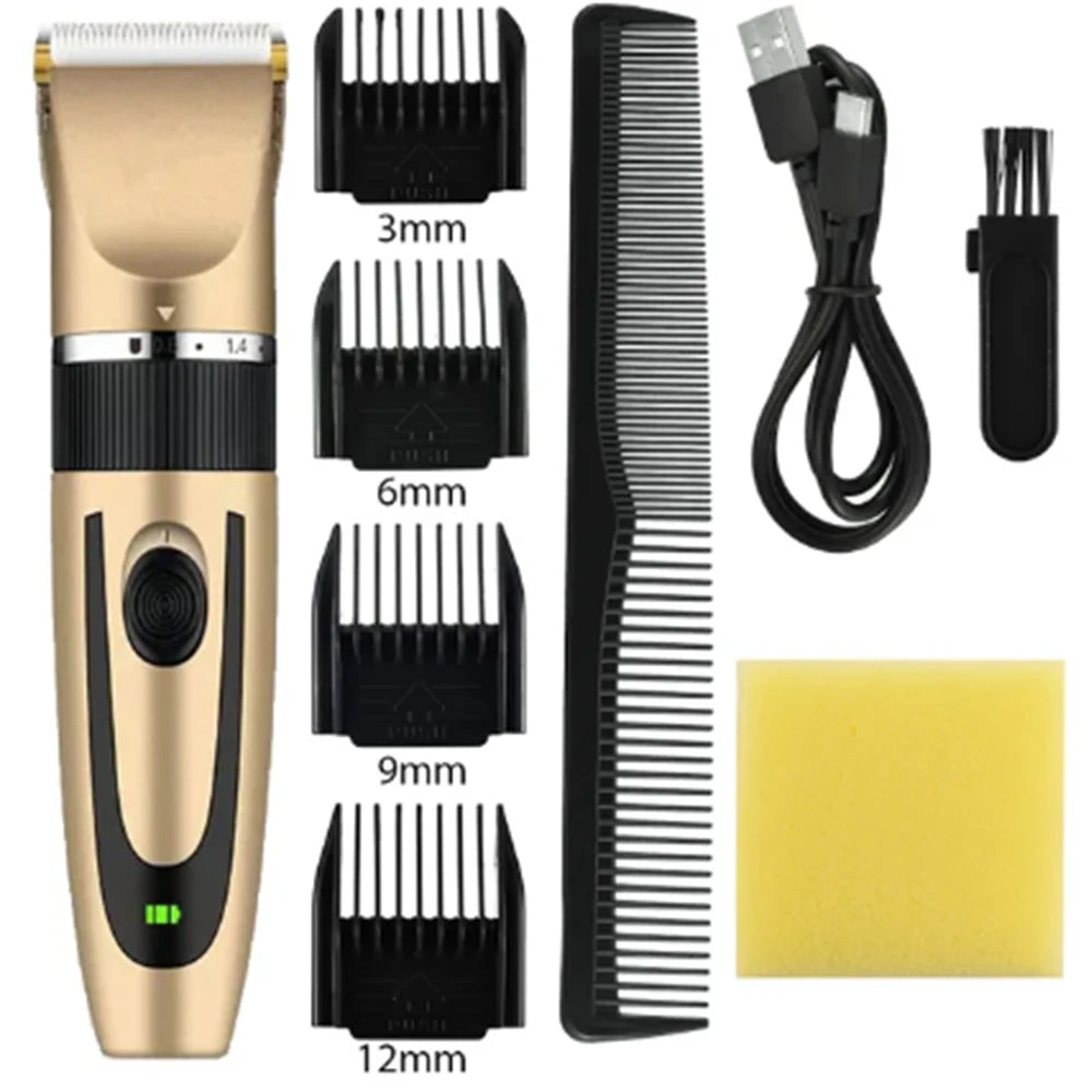 Haircut Barber Professional Trimmer for Men Hair Cutting Machine Cordless Trimmer Electric Hair Clipper Rechargeable Barber