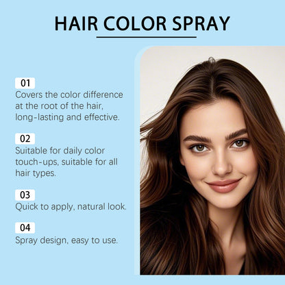 Temporary Hair Color Spray Quick Fix Hair Color Supplement Prevent