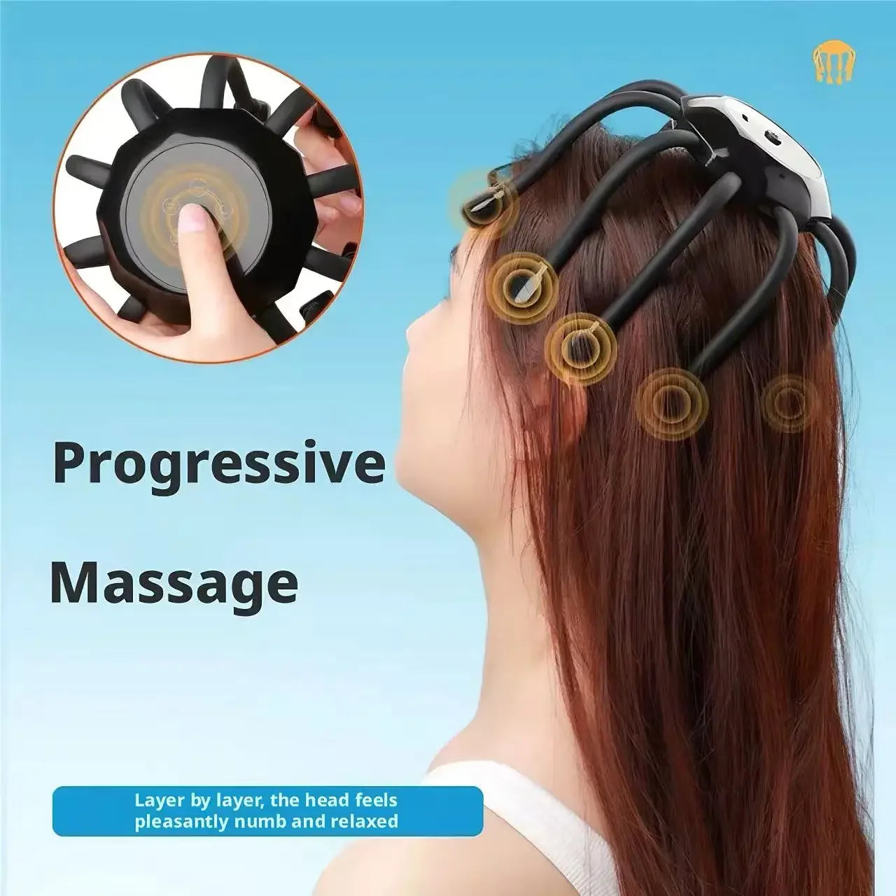 Intelligent Octopus Head Massager Automatic Scalp Massage Machine