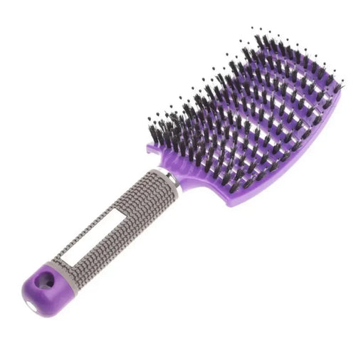Hair Brush Detangling Hairbrush Bristle&Nylon Women's Wet Curly Hair