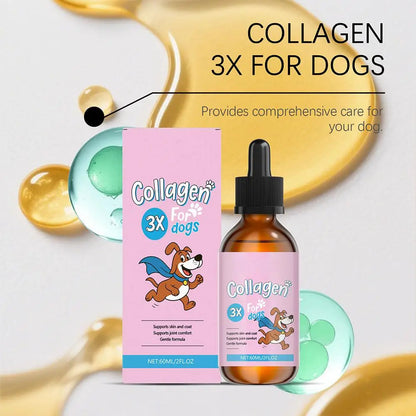 1/3/5Pcs 60ml Dog Pet Collagen Based Staple Food Combined With