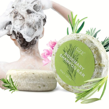 GZE Rosemary Hair Strengthens Shampoo Bar: Cleanses and Helps