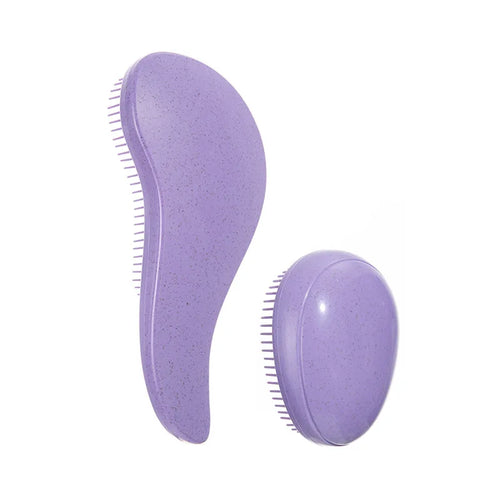 WANMEI New Design Biodegradable Materials Wheat Straw Hair Comb Wet or