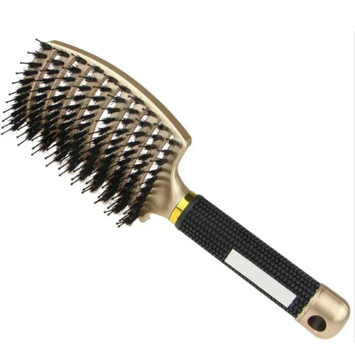 Detangling Hairbrush Scalp Massage Comb Bristle Nylon Women Magic
