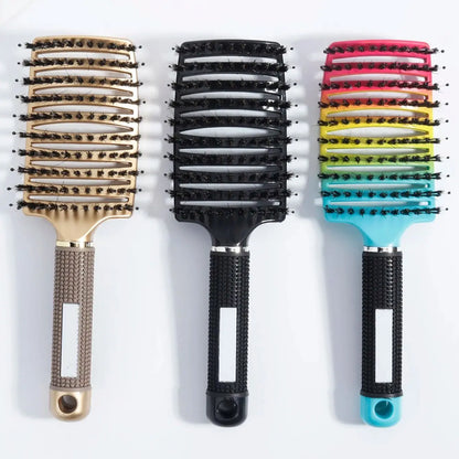 Hollow Out Hair Comb Scalp Massage Hairbrush Styling Hairdressing