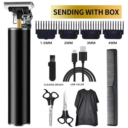 Electric Hair Cutting Machine Vintage T9 Clipper Hair Rechargeable Man Shaver Trimmer for Men's Barber Professional Hair Trimmer