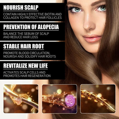 OUHOE Collagen B7 Vitamin Hair Essential Oil Moisturizes and Softens
