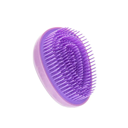 Mini Egg Round Shape Hairbrush Small Scalp Massage Comb Soft Portable