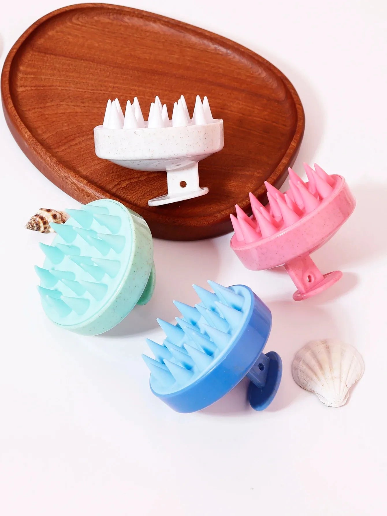 Hair wash brush, silicone scalp massage comb, soft body massage brush,