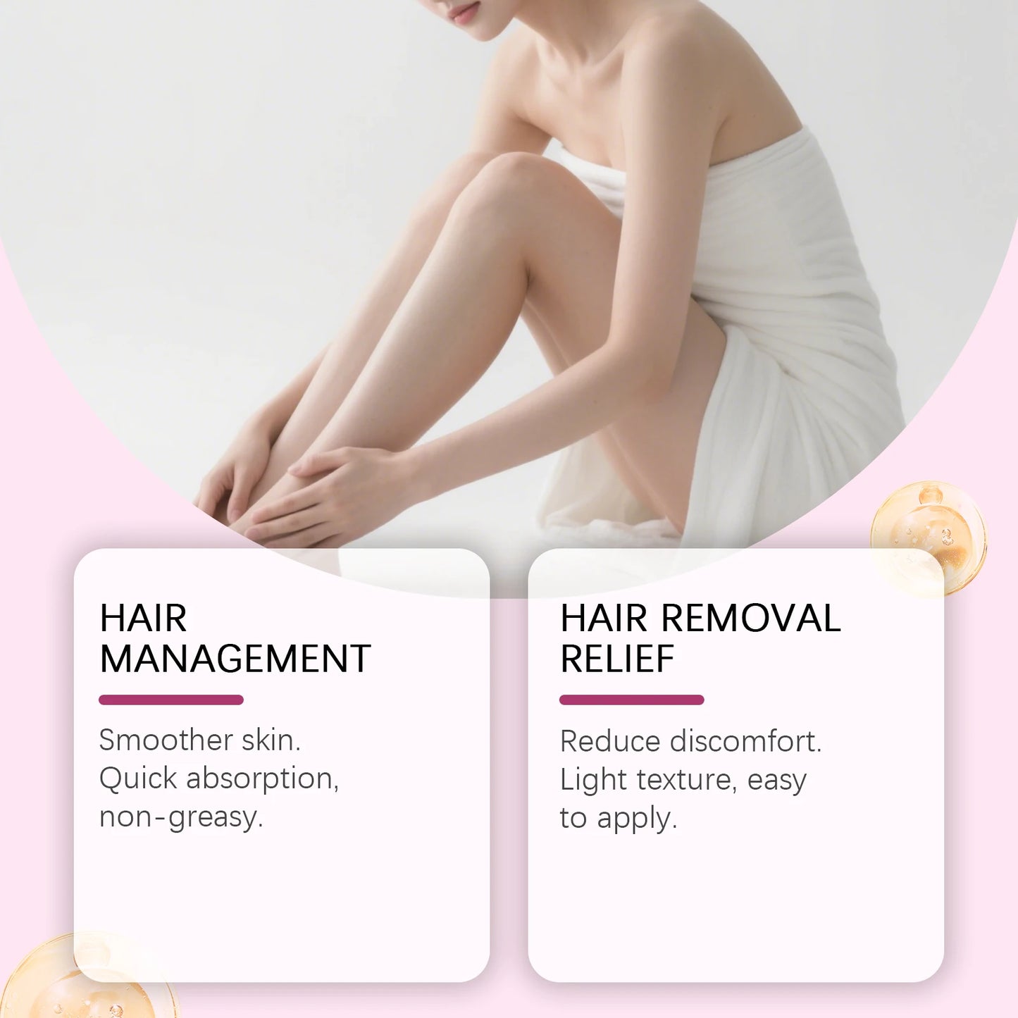 OceAura Cyperus Rotundus Oil for Hair Removal Soft Smooth Skin Care