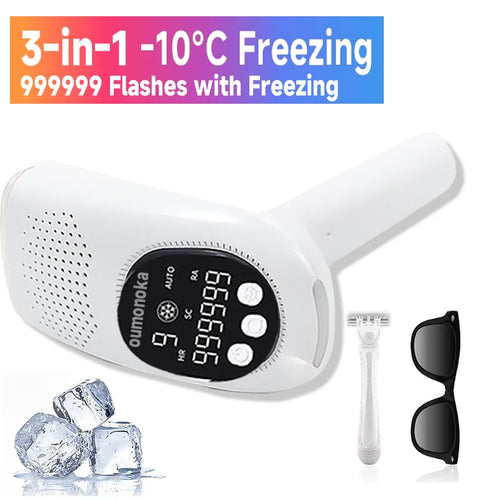 999999 Flashes IPL Laser Epilator for Women Home Use Devices Hair