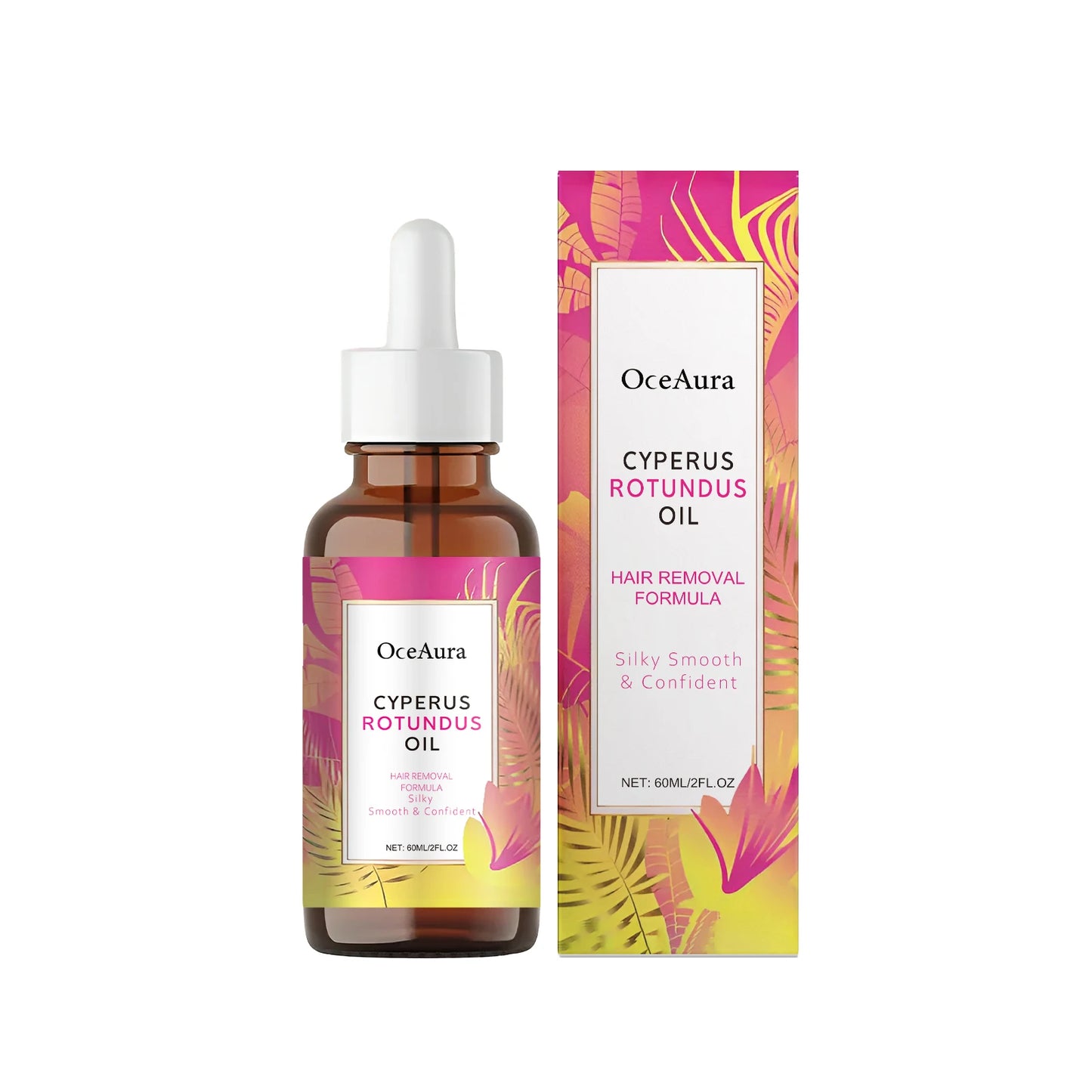OceAura Cyperus Rotundus Oil for Hair Removal Soft Smooth Skin Care