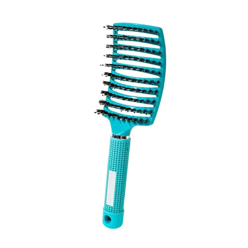Detangling Hairbrush Scalp Massage Comb Bristle Nylon Women Magic