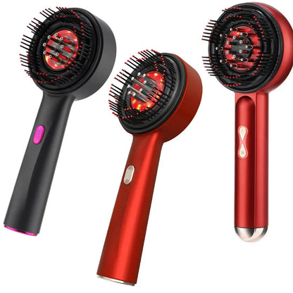 Electric Head Kneading Massage Comb Scalp Relax Massager Oil