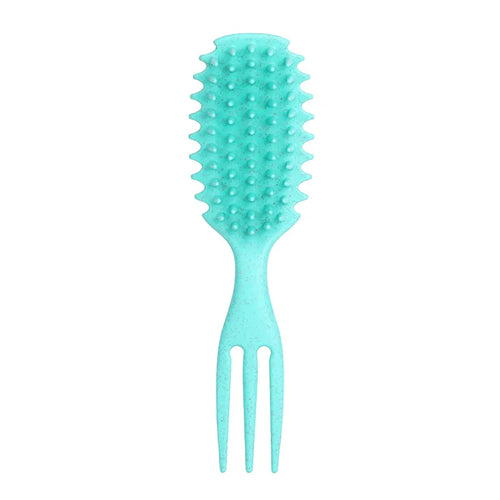 Curly Hair Brush Gentle Detangling Hairbrush Scalp Massage 3-in-1