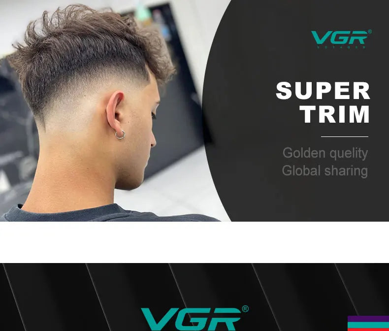 VGR Long Life Hair Trimmer Powerful Power Hair Trimmer Set for Men with Base series hair trimmer