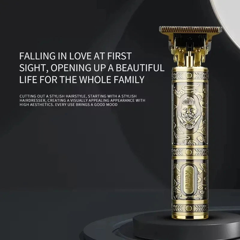 Kemei KM-PG1990A KM-T9 KM-2024 Professional Men's Barber Set Men's Electric Razor Electric Barber Hair Trimmer for Men Clippers