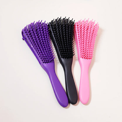 Scalp massage brush winding to sag hair brush anti-static wet curl