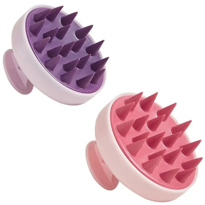Silicone Shampoo Brush Head Scalp Massage Comb Hair Washing Comb Body