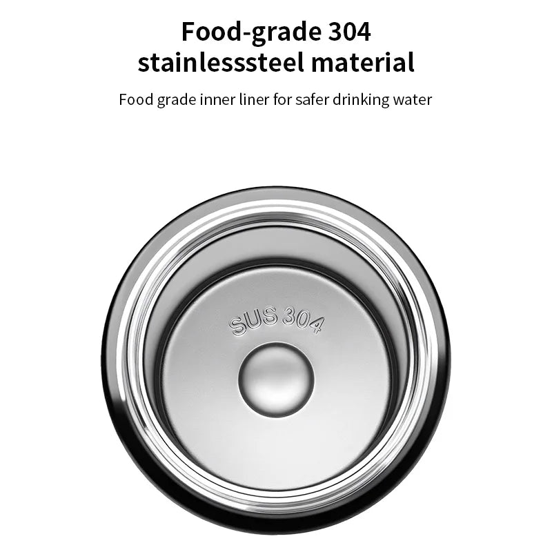 TOSUOD Stainless Steel Insulated Water Cup 550ML 304 Steel Cycling