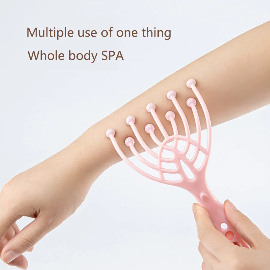9 Claws Head Massger Streamlined Ball Deep Stress Relaxation Scalp