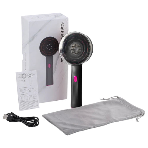 Electric Massage Comb Vibration Red Light Hair Growth Massage Scalp