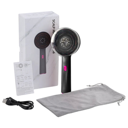 Electric Massage Comb Vibration Red Light Hair Growth Massage Scalp