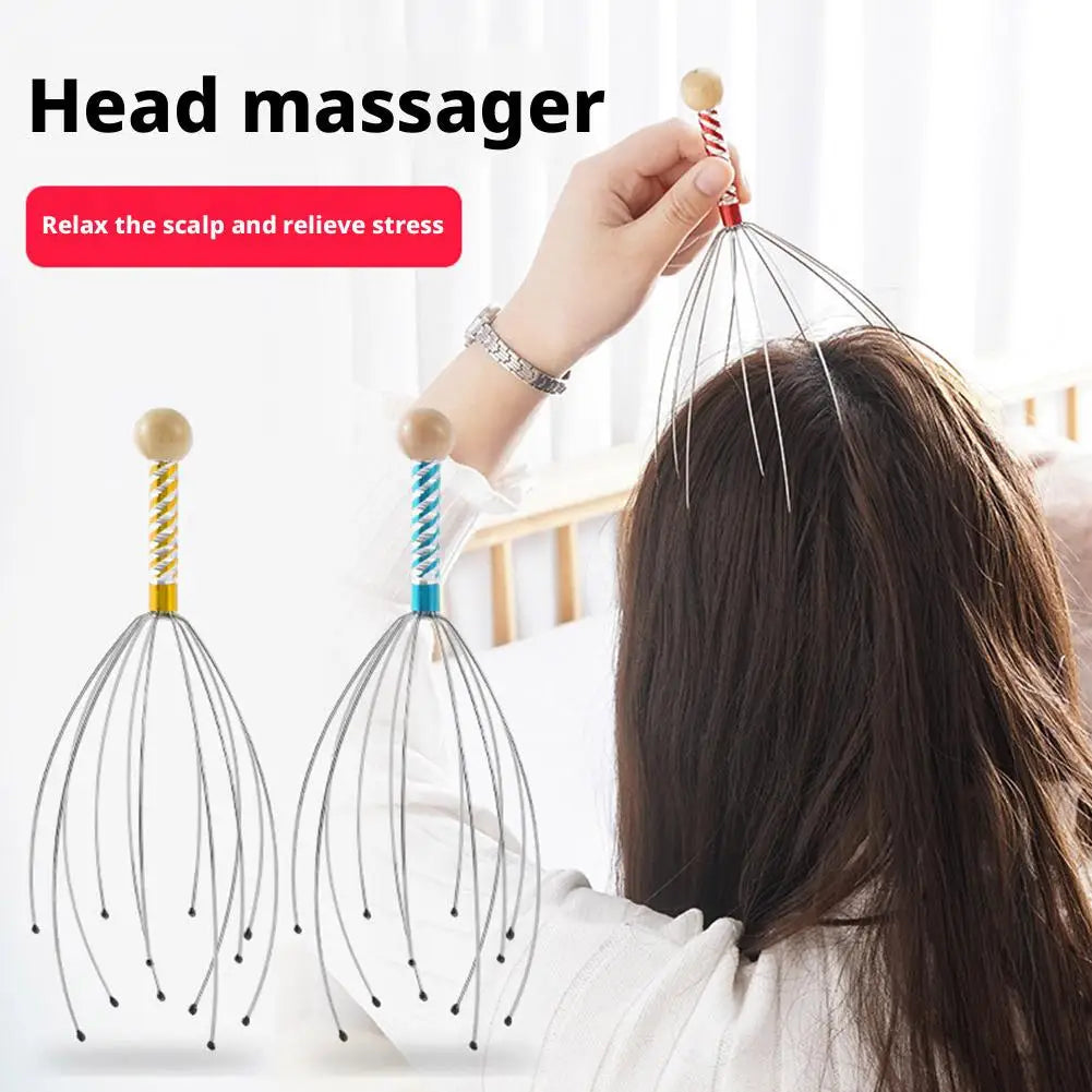 Octopus Head Massager Scratching Scalp Relaxation Relief Body Massager