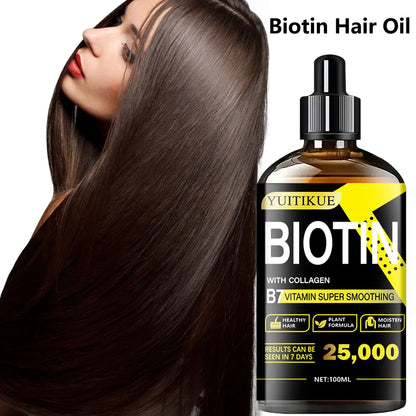 Biotin Collagen Care Oil 100ml - Rich in Vitamin B7, healthy